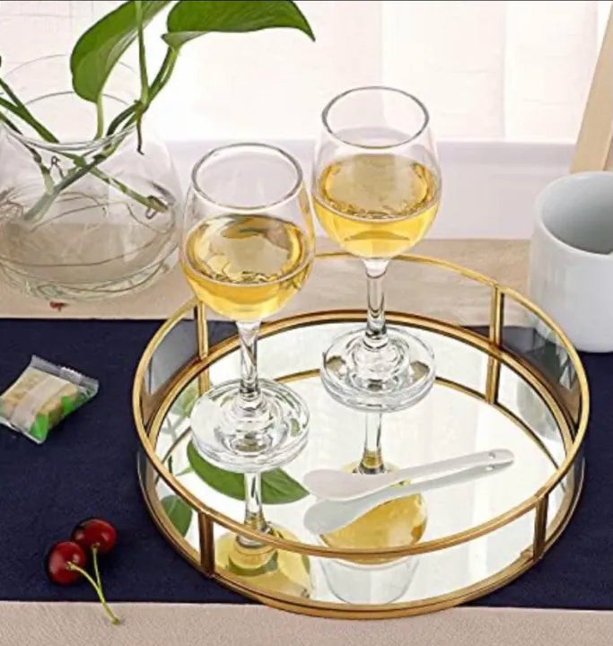 Classy Golden Vanity Display, Multipurpose Cosmetic Jewellery Tray, Kitchen Seasoning Organizer Tray Classy Golden Vanity Display, Multipurpose Cosmetic Jewellery Tray, Kitchen Seasoning Organizer Tray